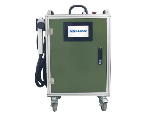 200W luggage type fiber pulsed laser cleaner for wood