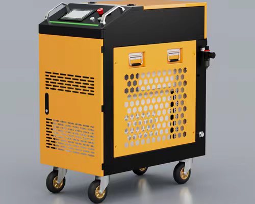 300W fiber pulsed laser cleaner for steel rust removal