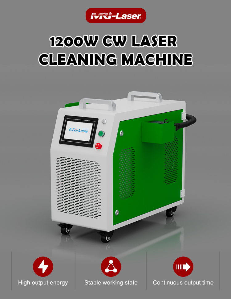 1200W Air-cooled continuous laser cleaning machine